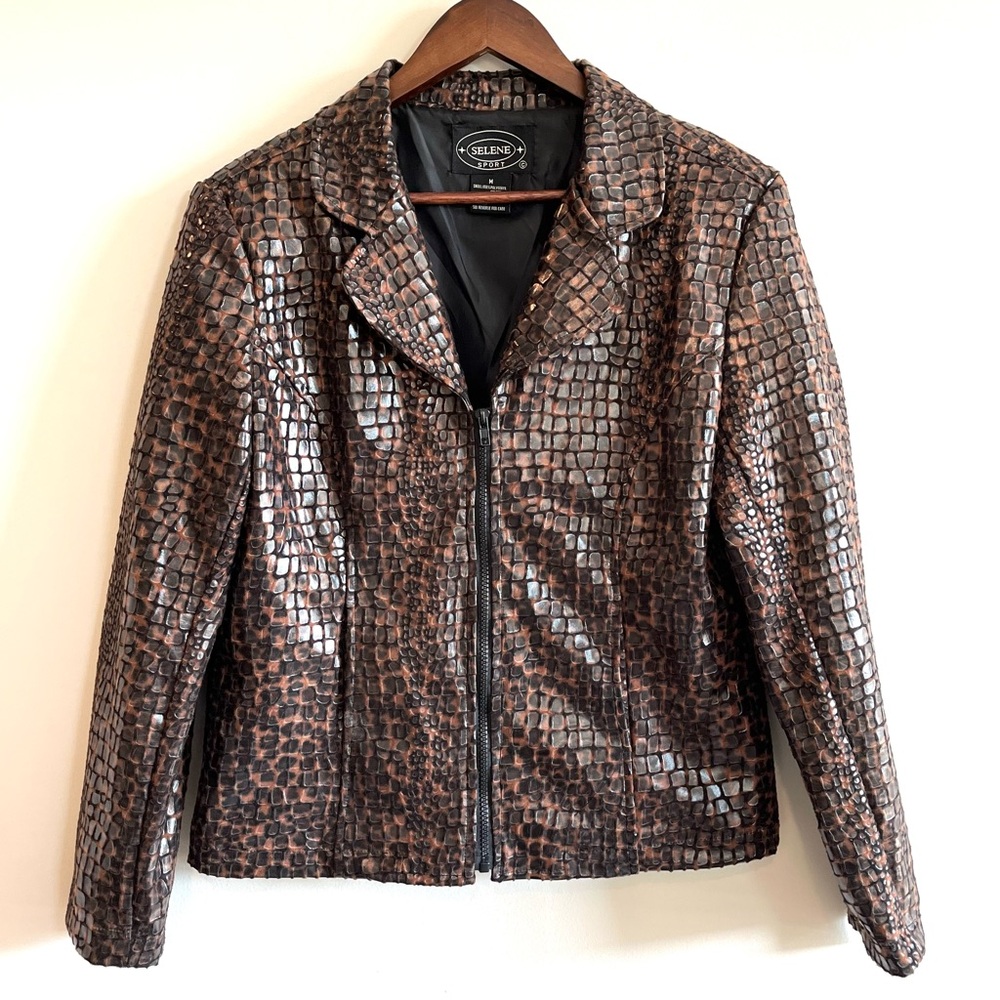 Selene Sport Brown Textured Blazer